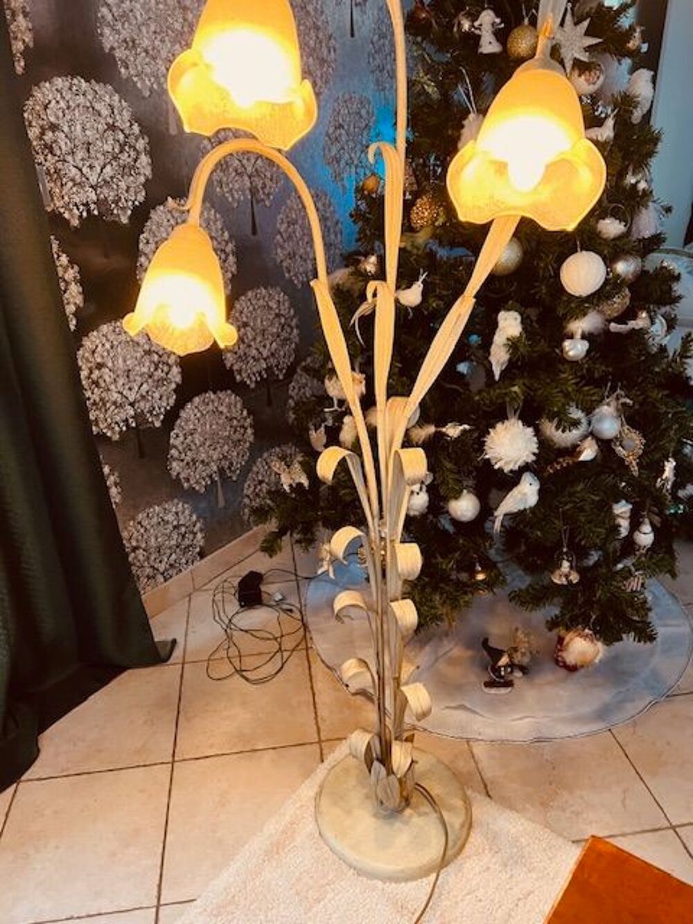 Lampadaire 3 lampes (style florentin) Décoration