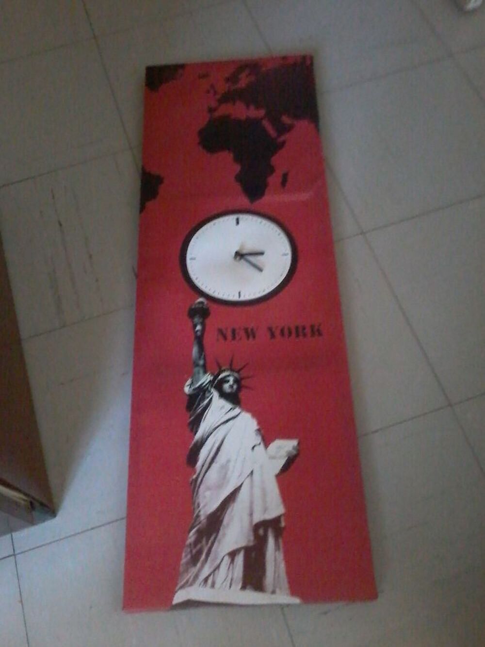 cadre new York avec fonction horloge Décoration