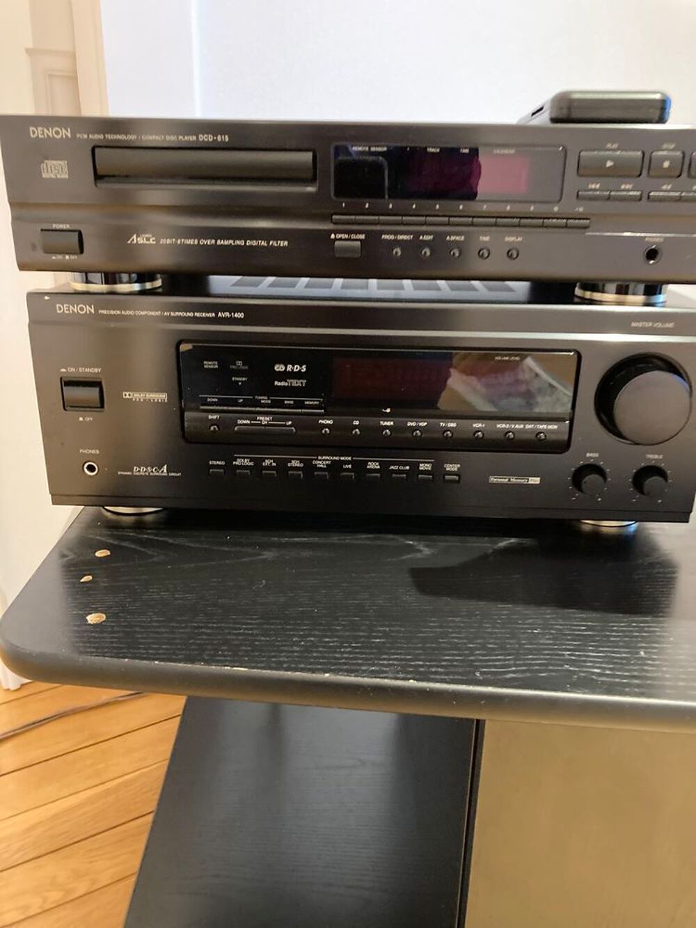 ensemble ampli DENON Prologic avec lecteur cd Denon Audio et hifi