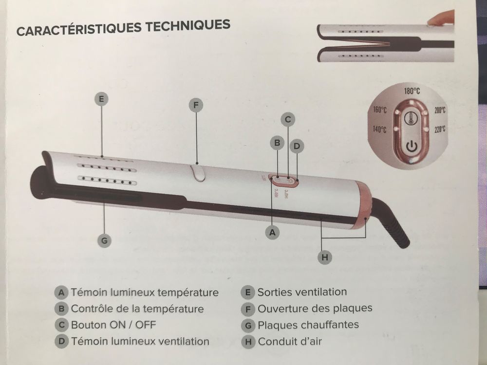 LISSEUR BOUCLEUR NEUF JAMAIS SERVI Electroménager