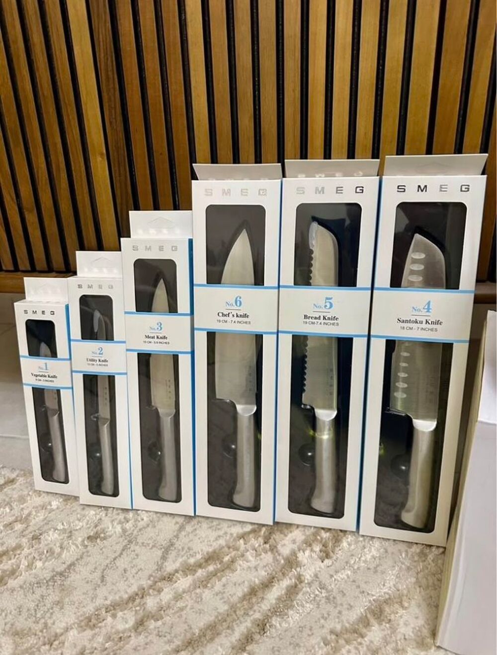 Bloc couteaux Smeg Cuisine