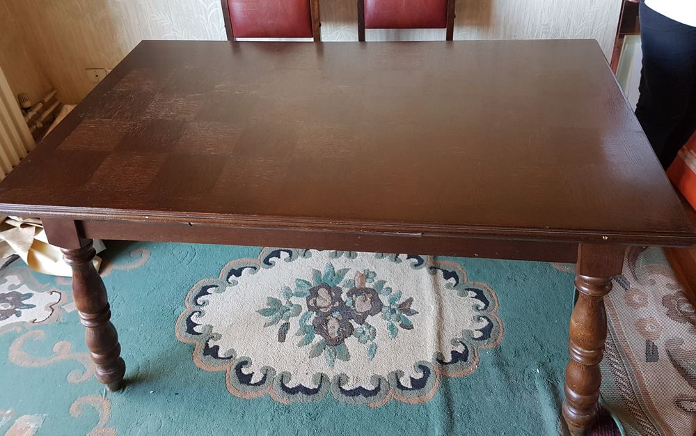Table de salle &agrave; manger en bois massif Meubles