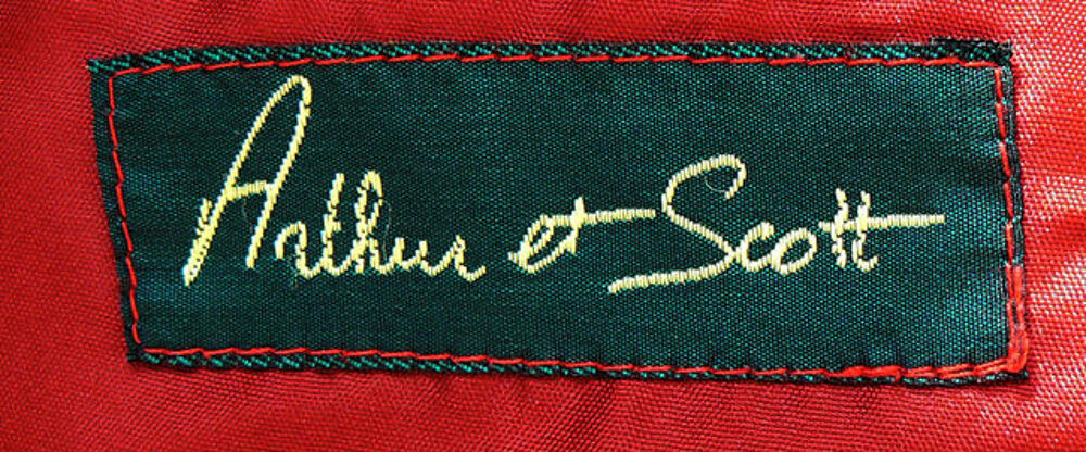 Veste de ville rouge ARTHUR SCOTT Taille 46 impeccable Vêtements