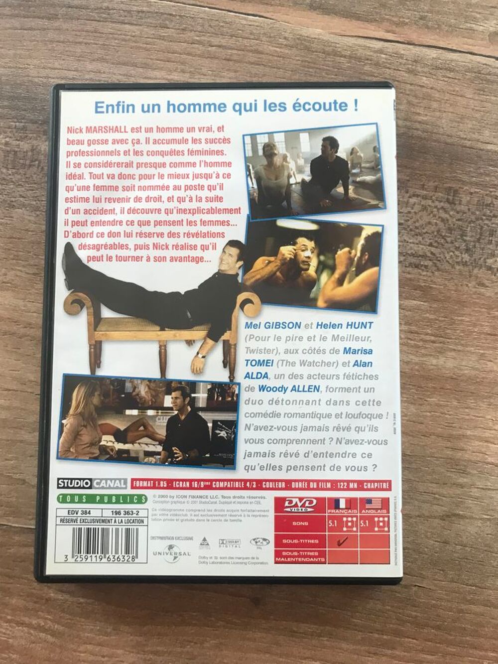 DVD " Ce que veulent les femmes " DVD et blu-ray