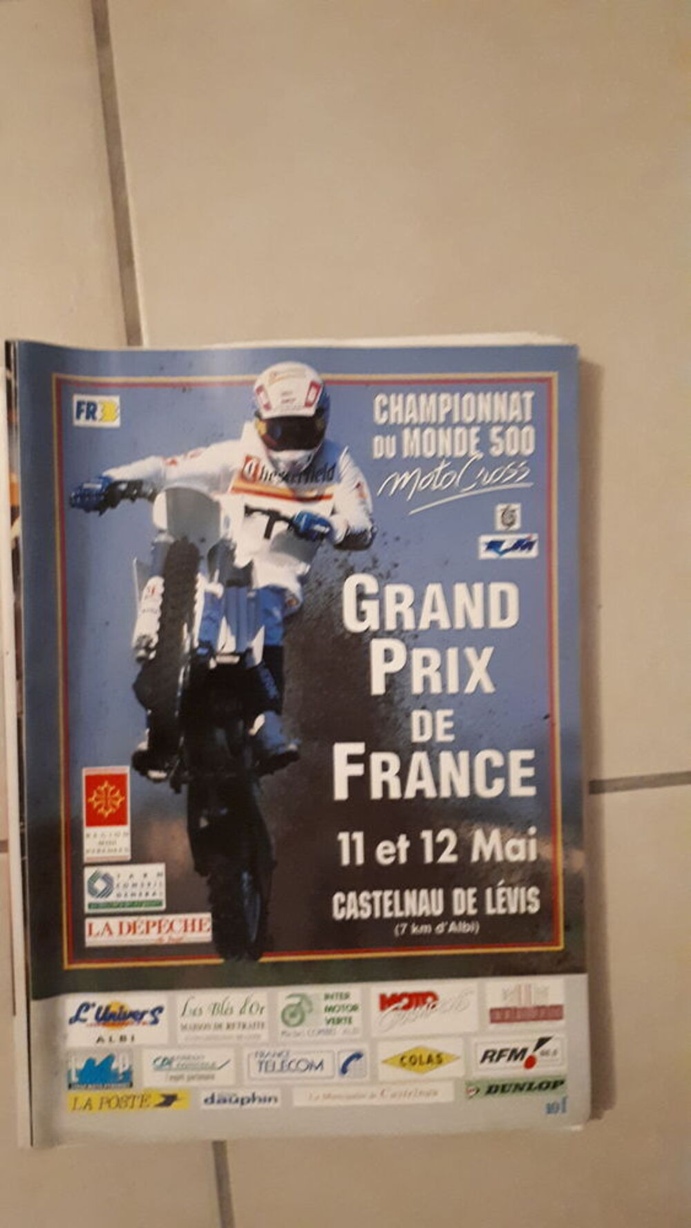 Motocross programmes GP et MX inter 