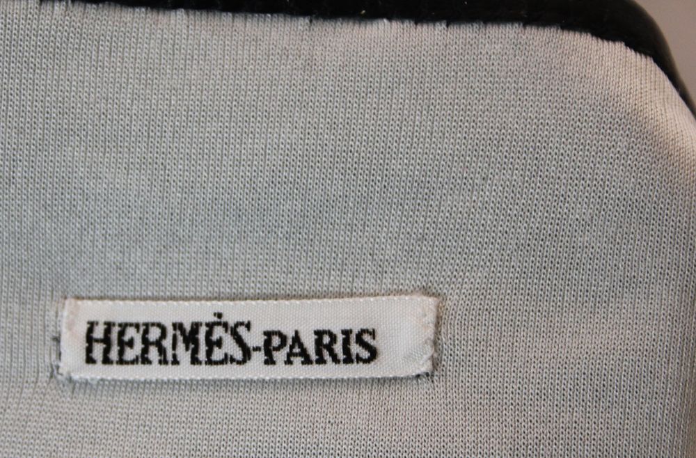 Gants cuir noir HERMES T. 7 1/2 Maroquinerie