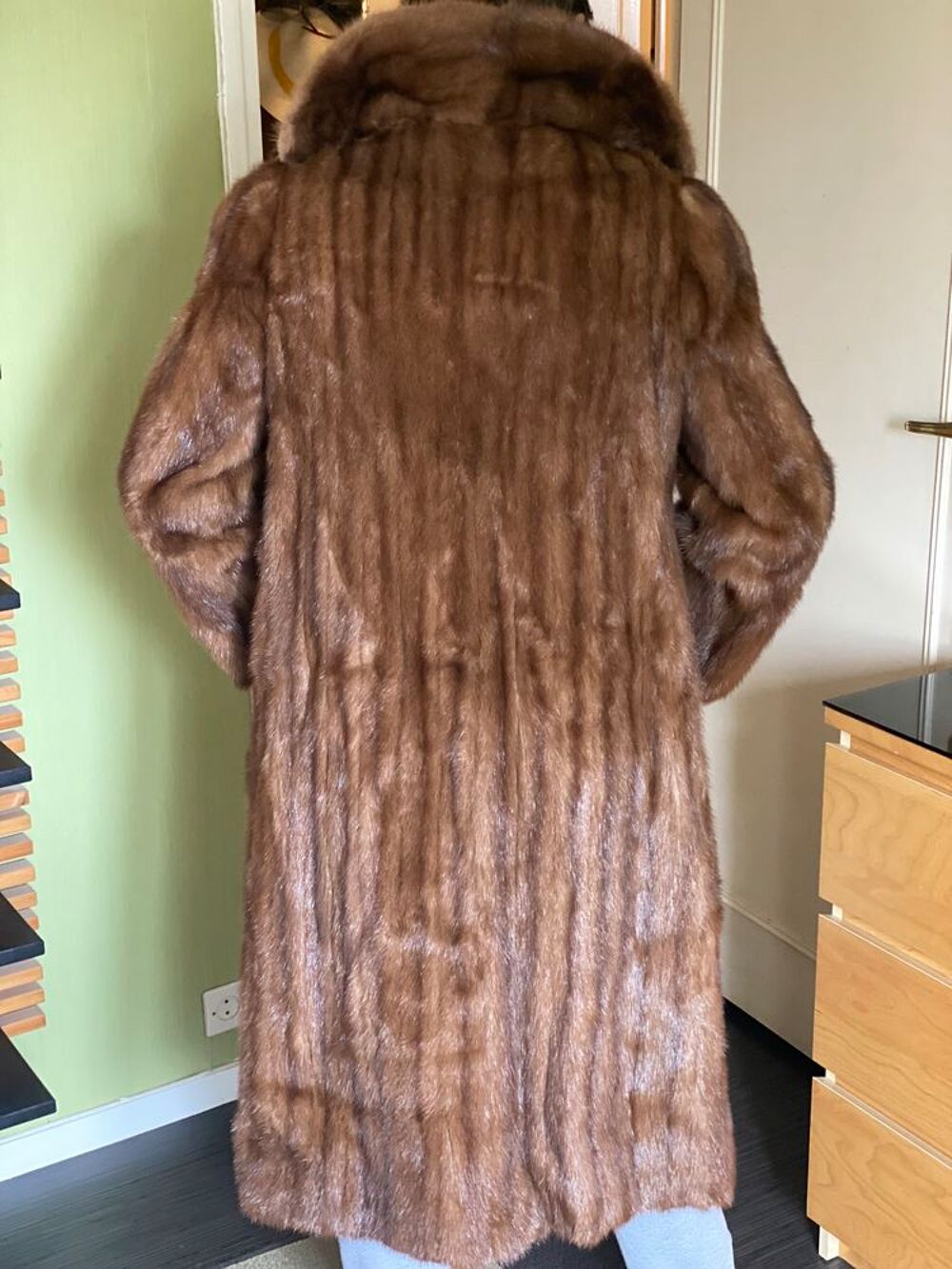 Manteau long en vison Vêtements
