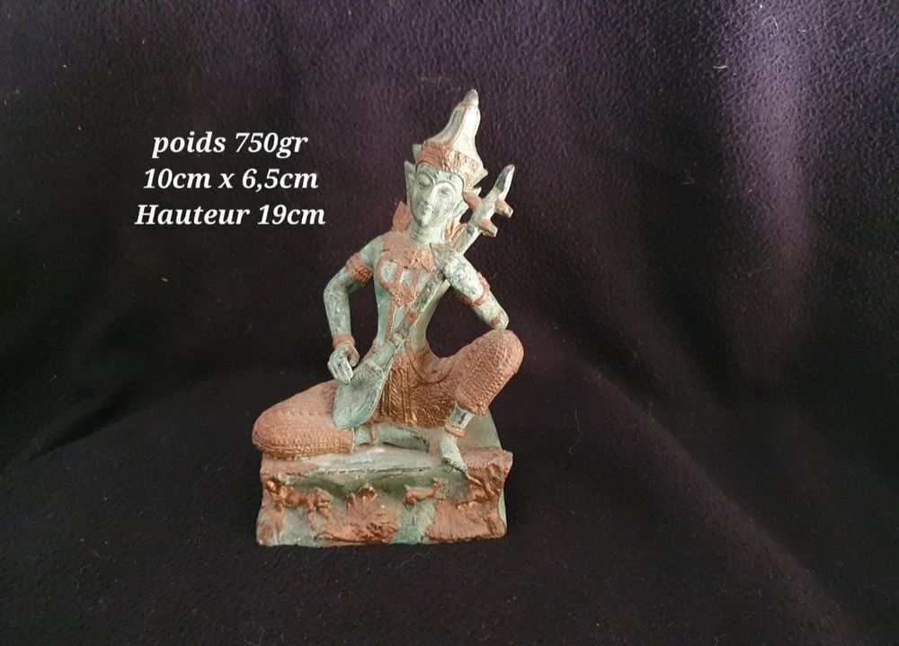 Statuette en bronze de Teppanom ann&eacute;e 1900-1920 Décoration