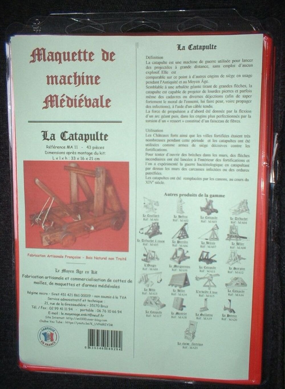 Maquette fonctionnelle de catapulte Jeux / jouets