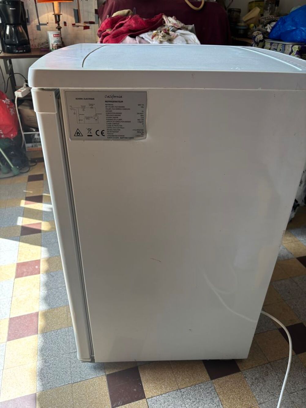 R&eacute;frig&eacute;rateur California 105 Litres Electroménager