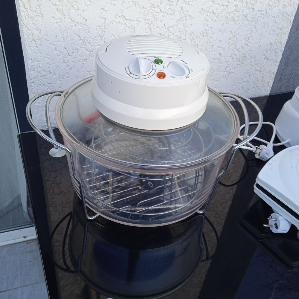 Four Cyclonique combin&eacute; grill Augusta 12 Litres Blanc, Four Electroménager