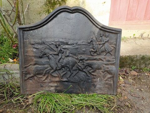Plaque cheminée Décor Chevaux 0 Loches (37)