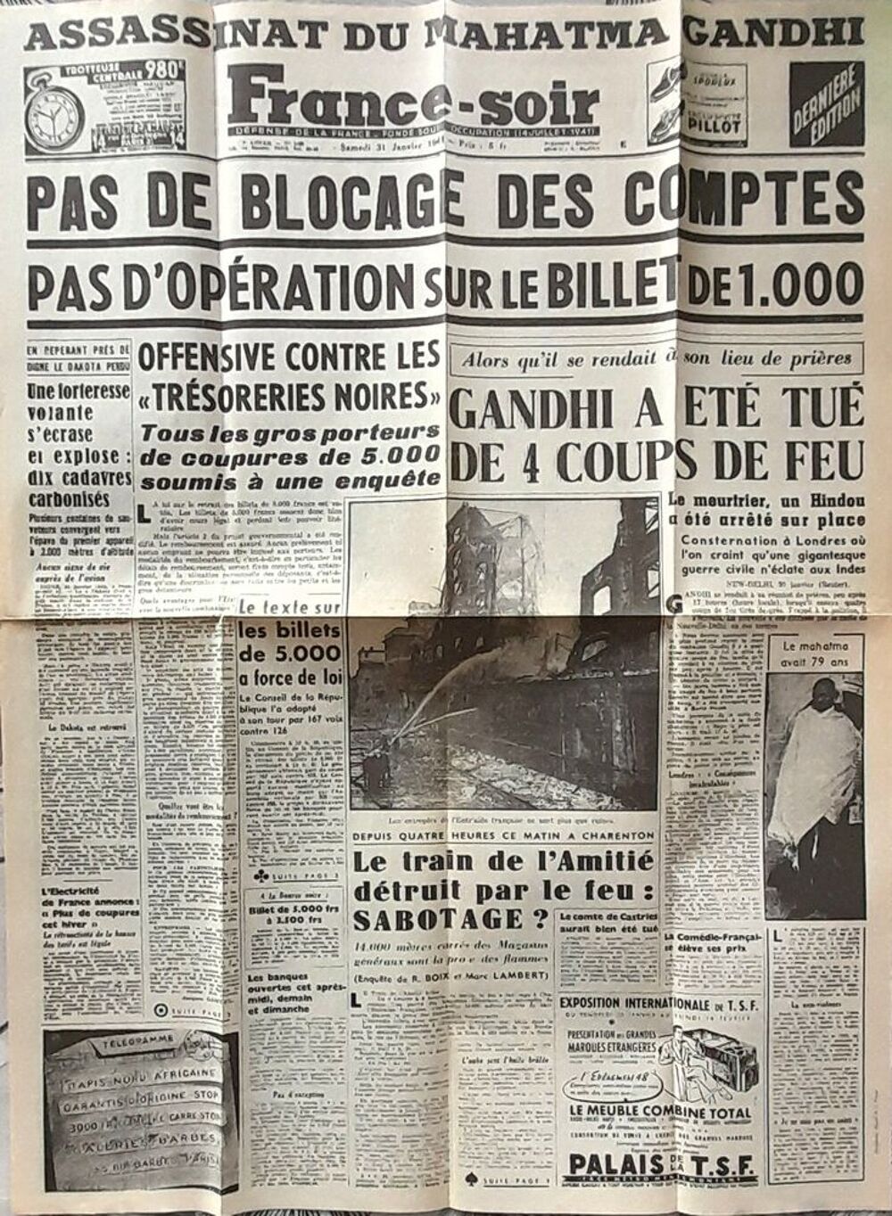 Revues historiques + Journaux et affiches d'&eacute;poque . Livres et BD