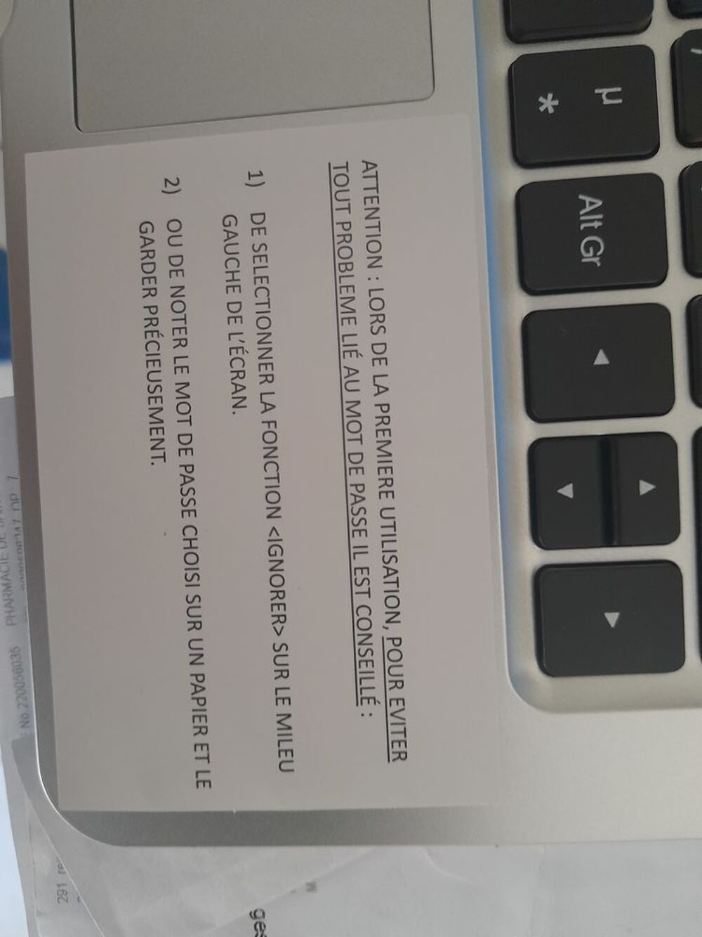 Notebook KLIPAD Argent&eacute; Matériel informatique