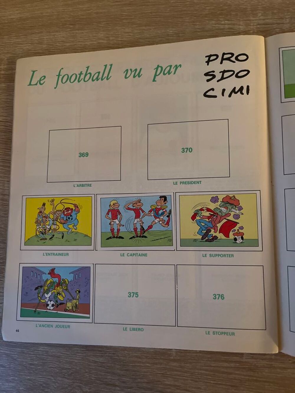 Panini album autocollants football 1976
