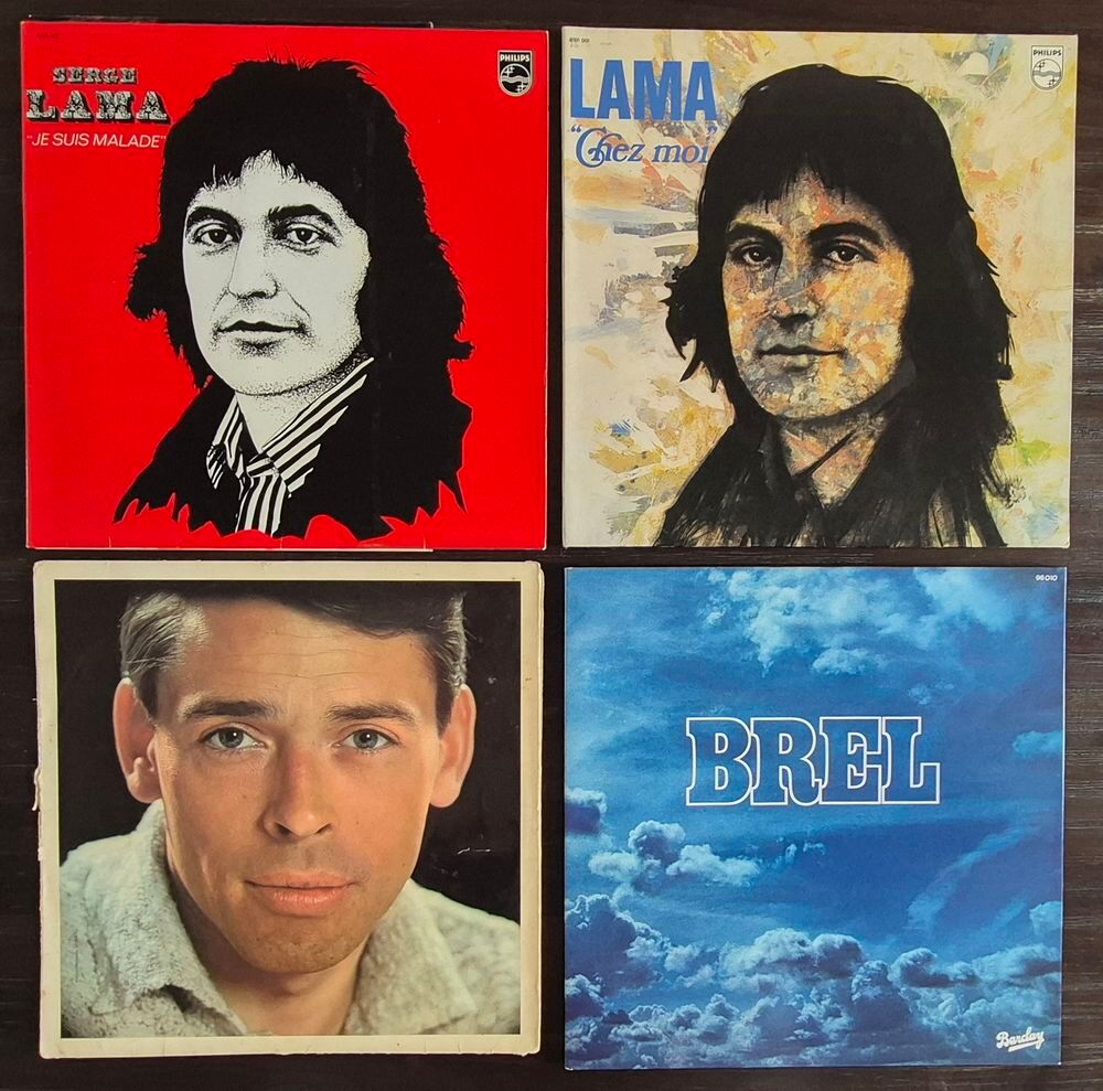 Vinyles 33t vari&eacute;t&eacute; fran&ccedil;aise CD et vinyles