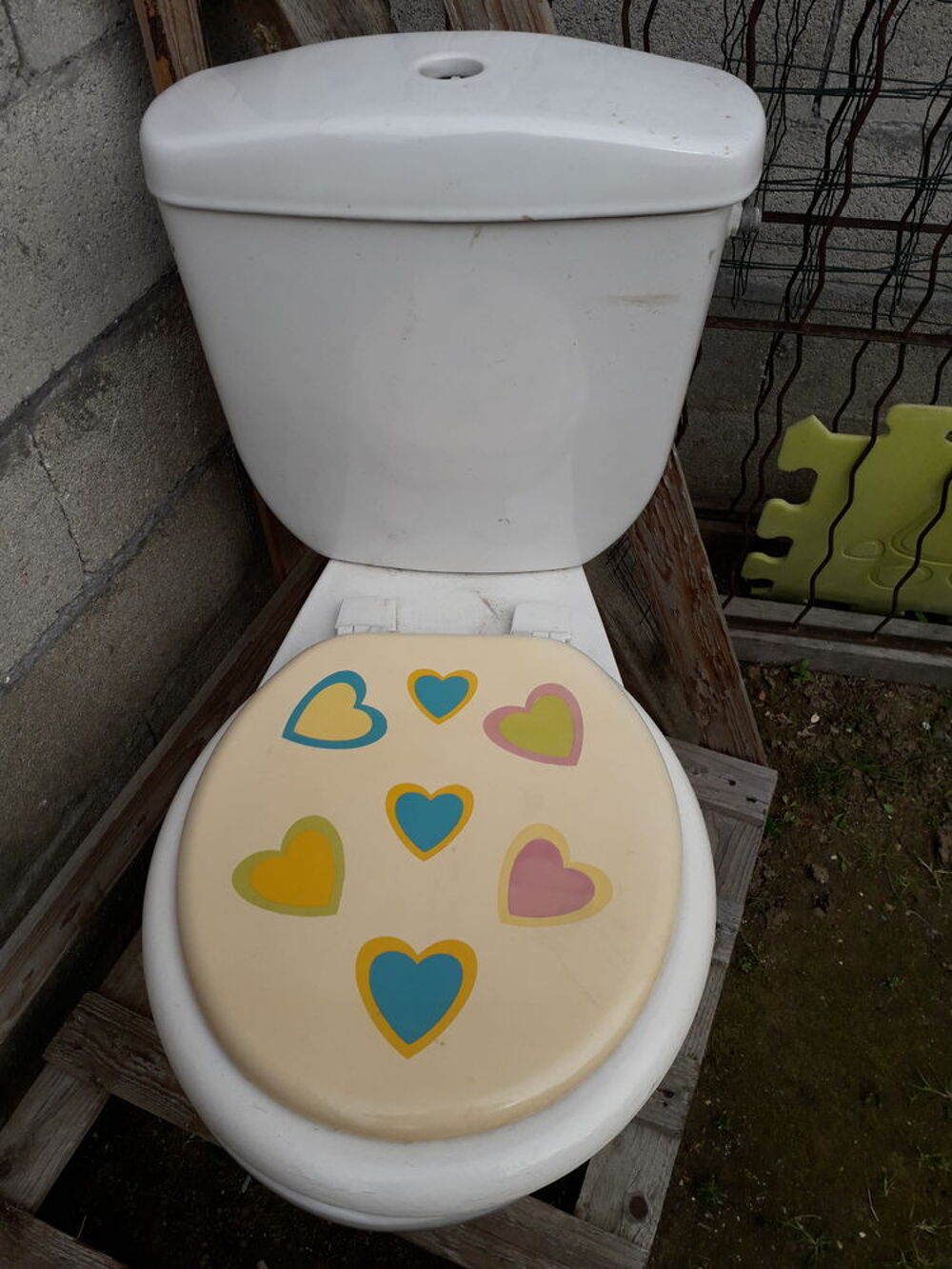 Cuvette WC (sans r&eacute;servoir cass&eacute;) Bricolage