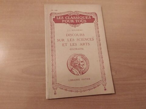 Discours sur les Sciences et les arts J. J. Rousseau 1938 18 Loches (37)
