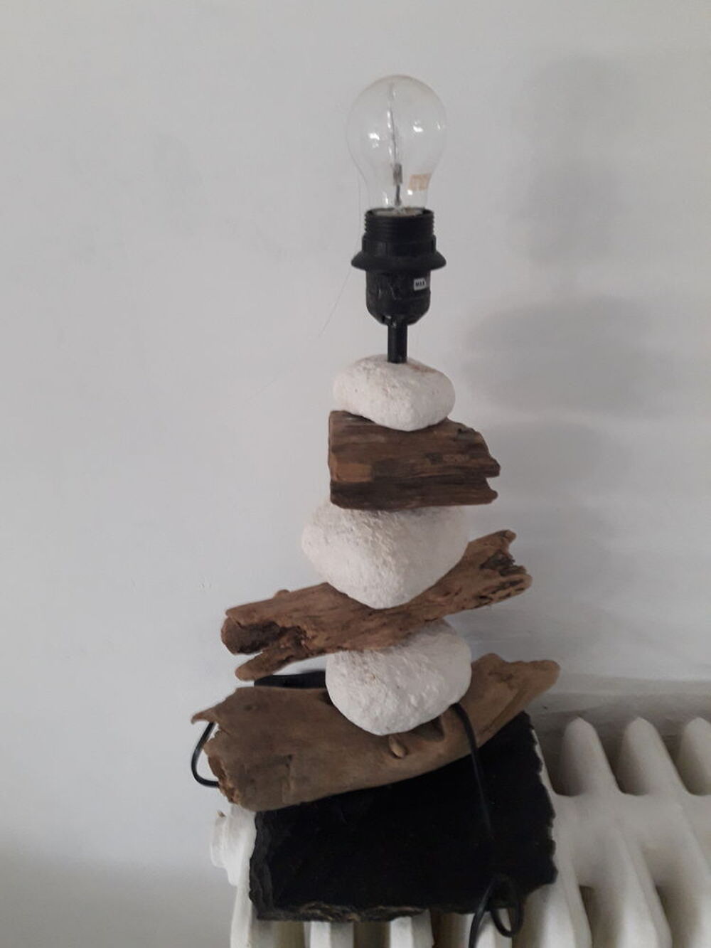 Lampe faite maison Décoration