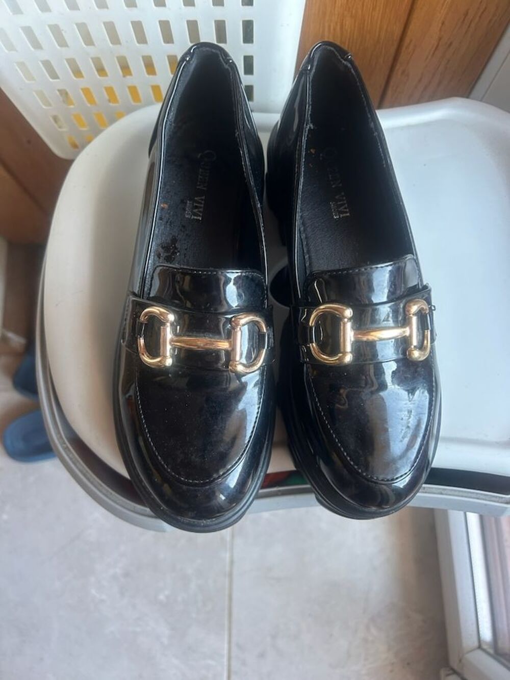 MOCASSINS FEMME VERNIS QUEEN VIVA P 37 Chaussures