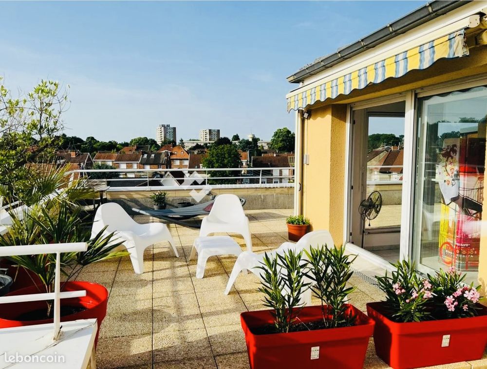 Vente Appartement ROOFTOP 58 m² D'EXCEPTION À VALENCIENNES ? TERRASSE 44,86 m² Valenciennes