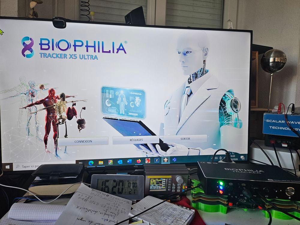 Biophilia X5 Tracker Ultra dans un concept d'ondes scalaires Matériel informatique