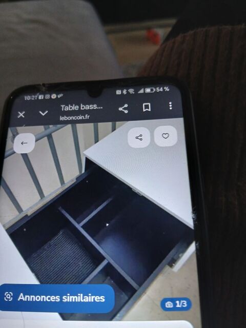 table basse de salon blanche laqu�e 50 Chelles (77)