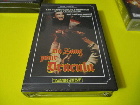 ANDY WHAROL DU SANG POUR DRACULA VHS NEUF 20 Lognes (77)