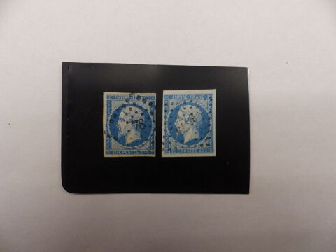 TIMBRES  NAPOLEON  14 A  ET  14 B  OBLITERES 1 Le Havre (76)