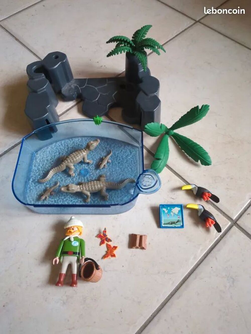 Playmobil bassin alligator et son soigneur Jeux / jouets
