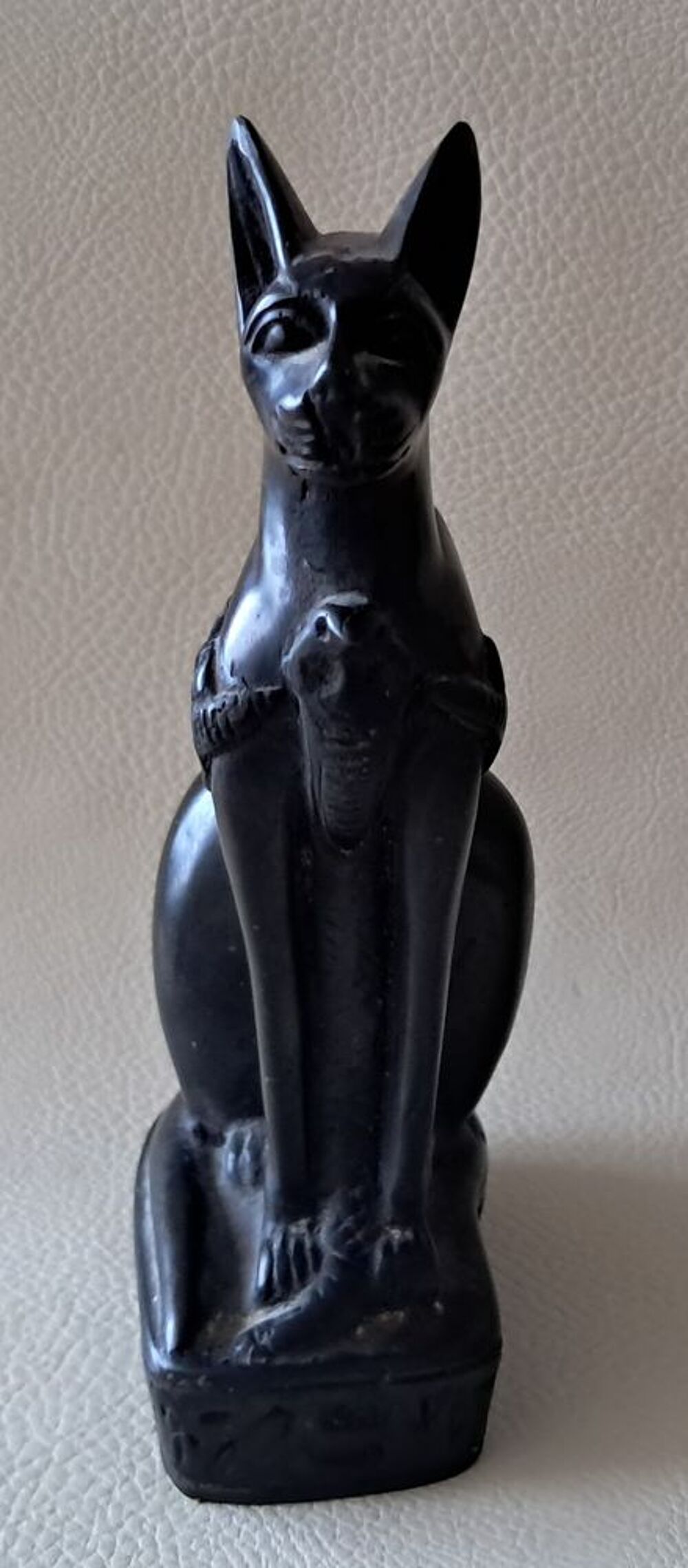 statue figurine bibelot d&eacute;coratif de chat &eacute;gyptien en r&eacute;sine Décoration