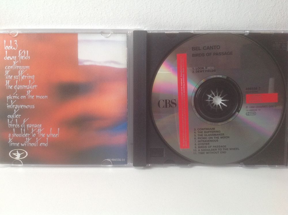 BEL CANTO BIRDS OF PASSAGE Envoi Possible
CD et vinyles