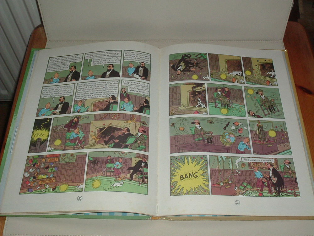 BD Tintin " Les 7 boules de Cristal " Livres et BD