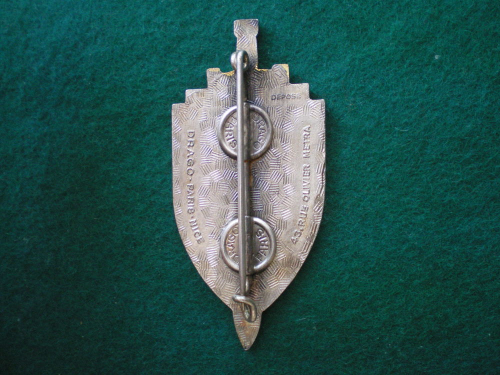 Insigne colonial T.C.B.C.N. Ecole des cadres CAI VON. 