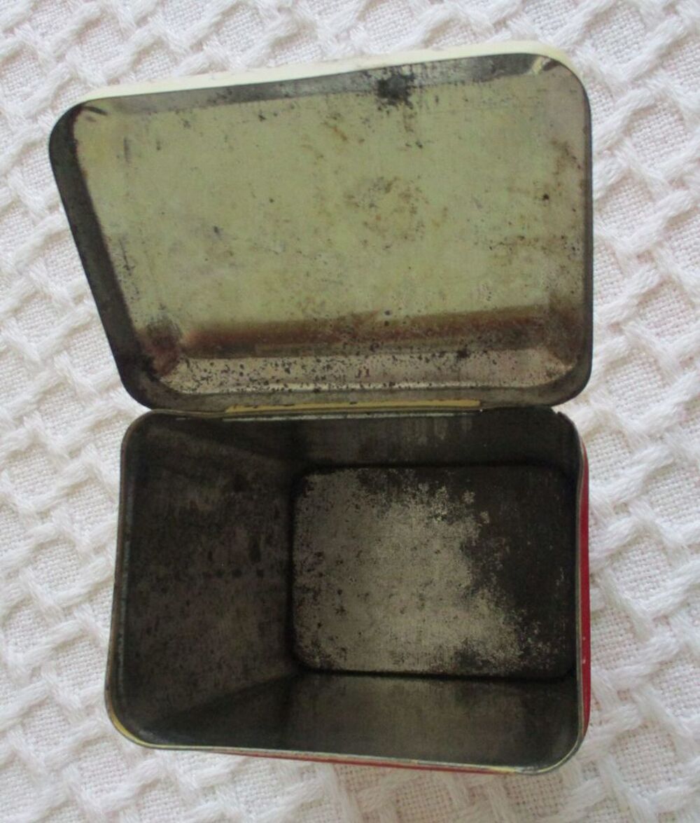 LOT 2 BOITES A SUCRE METAL ANCIENNES 