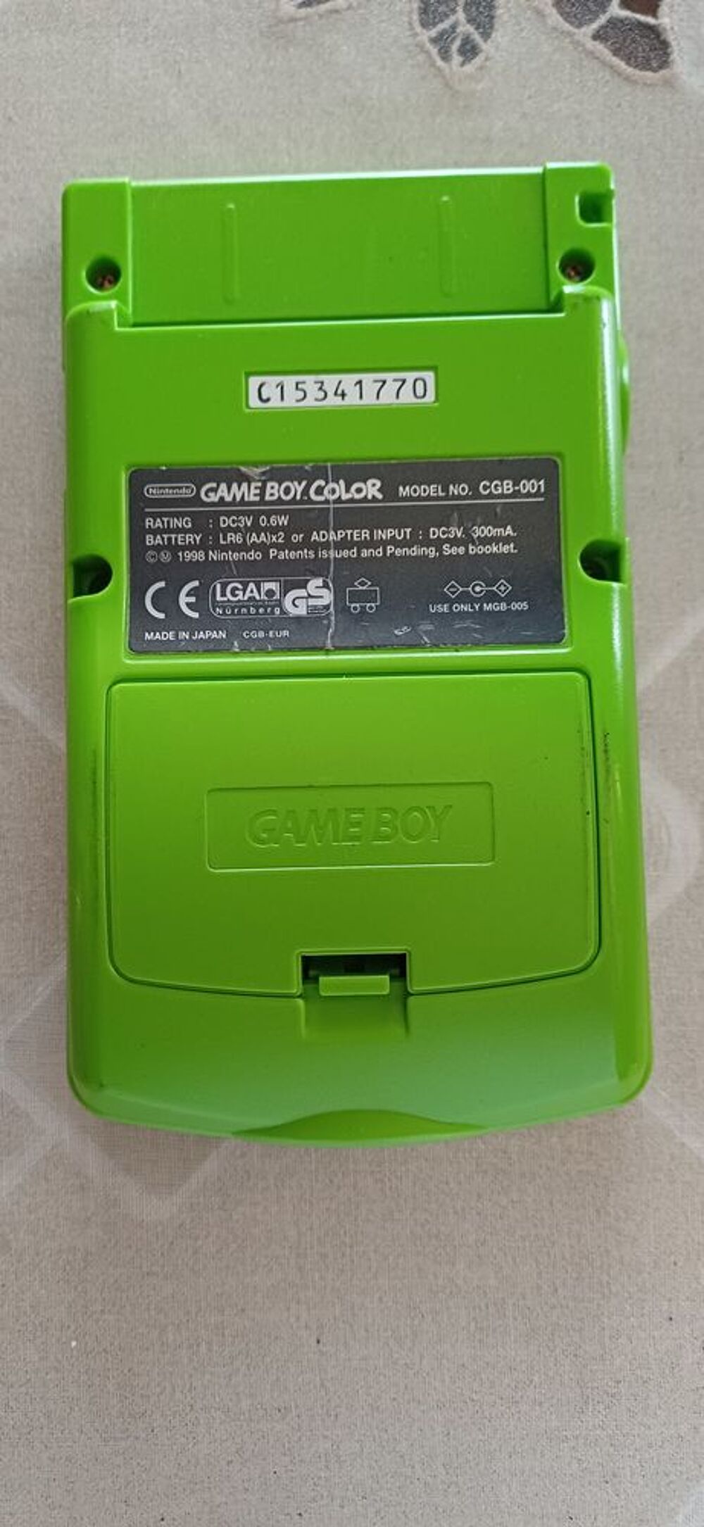 GAME BOY COLOR Consoles et jeux vidéos