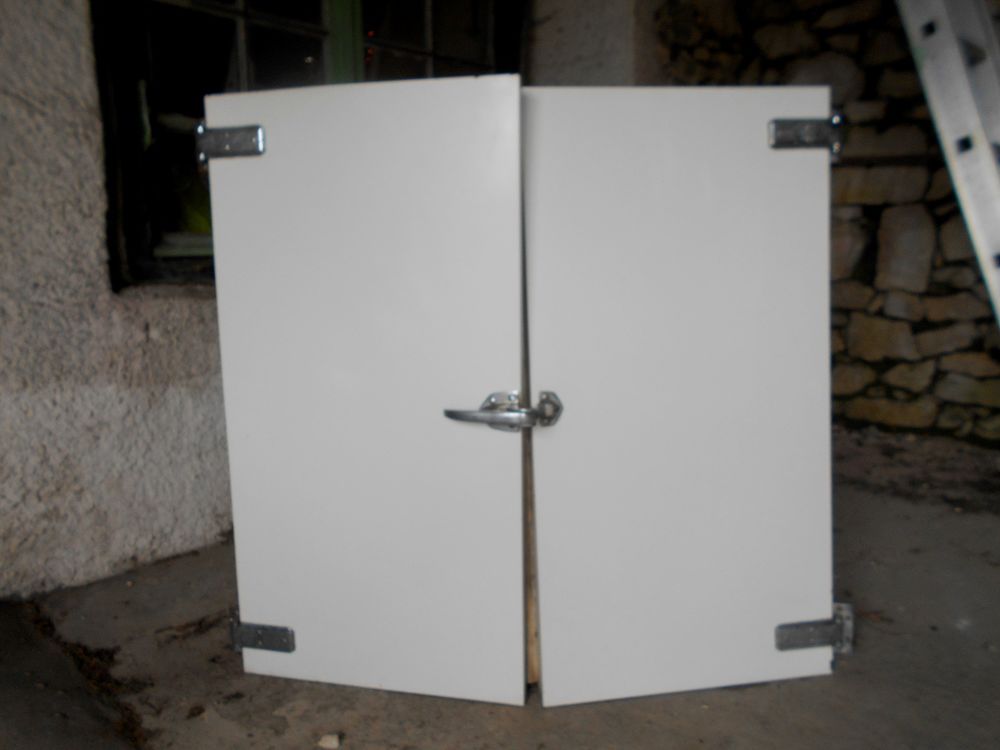 Porte frigo blanc formica vintage (l'unit&eacute;) Meubles