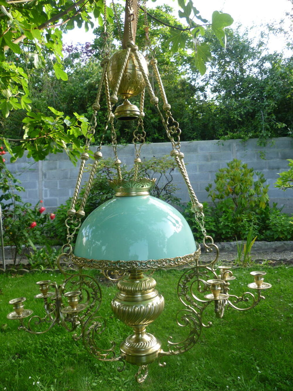 Suspension ancienne 19 &egrave;me . Décoration