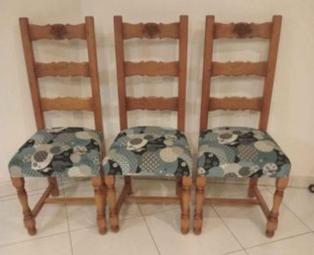 chaises de salle &agrave; manger 10&amp;euro; l'unit&eacute; ou 50&amp;euro; le lot de 6 chaises Meubles