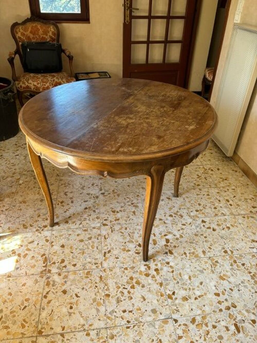 TABLE BOIS RONDE Meubles