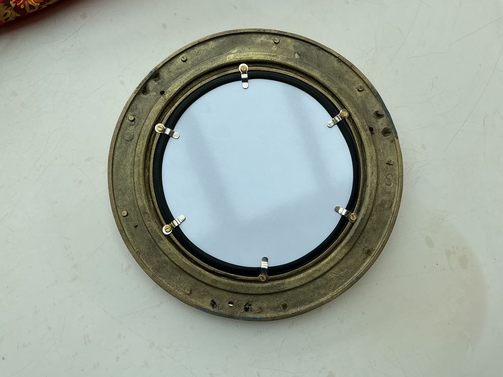 Miroir hublot de bateau en laiton Décoration