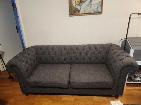 canap�+3+places+capitonn�+gris+fonc� 180 Toulouse (31)