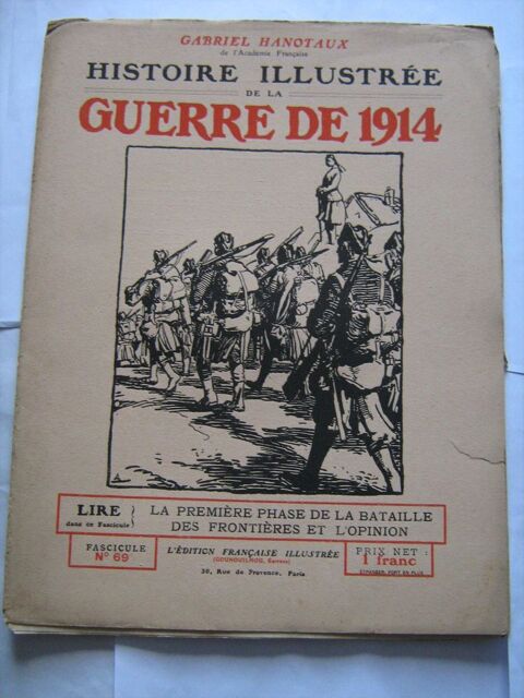  HISTOIRE ILLUSTREE DE LA GUERRE DE 1914  a choisir  1 Brest (29)