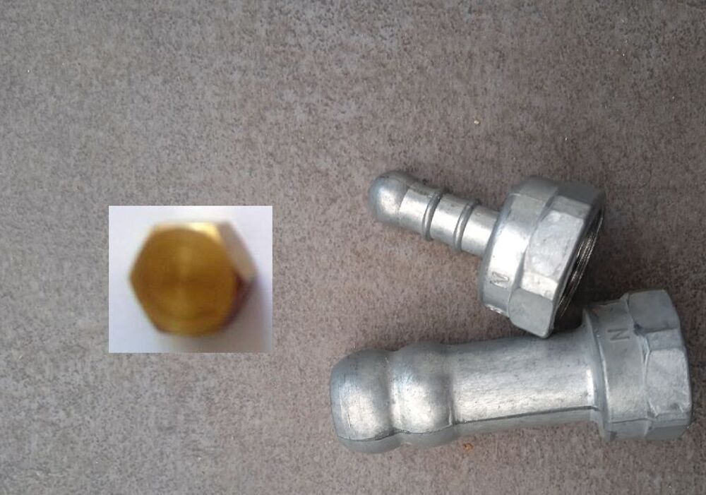 T&eacute;tines / embout tuyaux pour gaz Bricolage