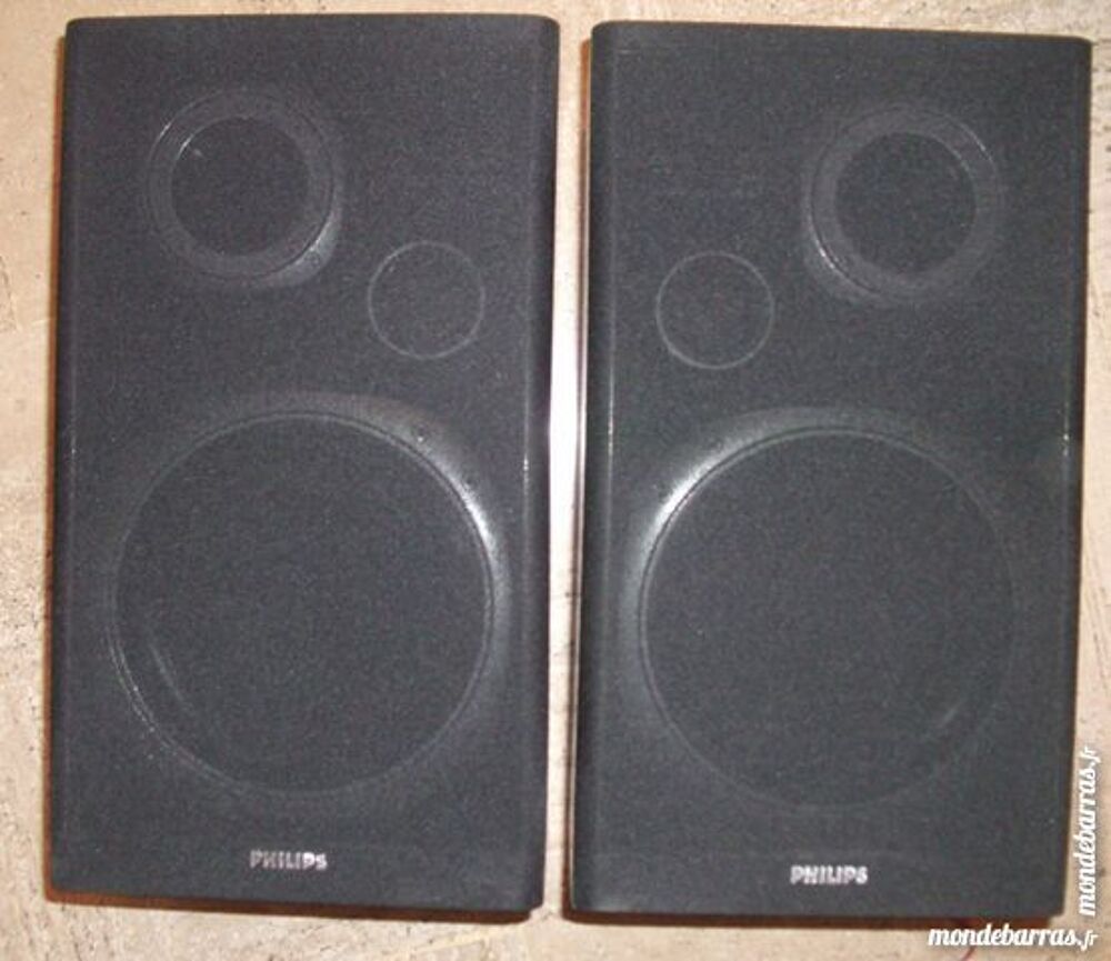 "2 HAUT PARLEURS ""PHILIPS""" Audio et hifi
