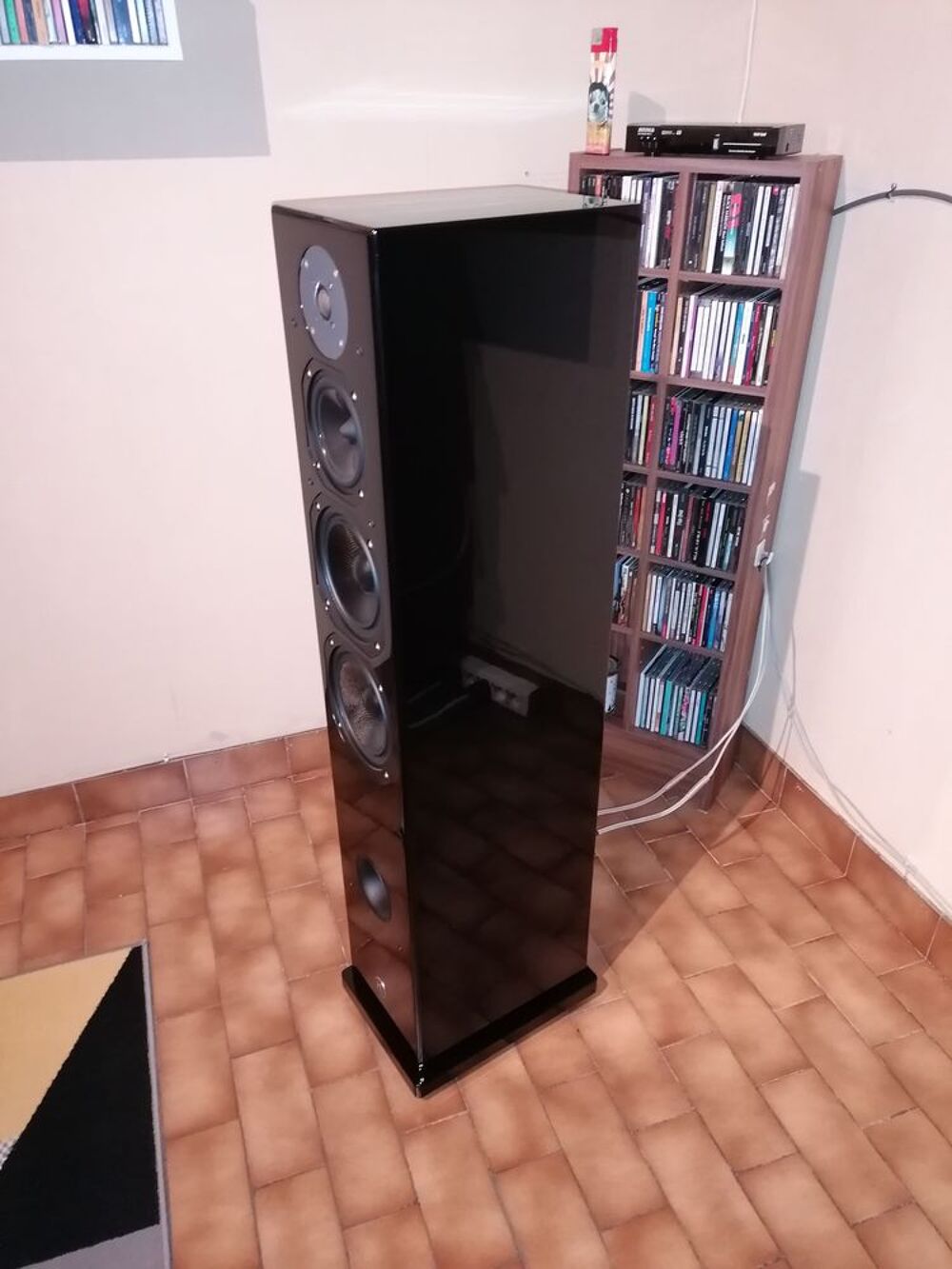 Enceintes KELINAC 714 MG laqu&eacute;e Noire Audio et hifi