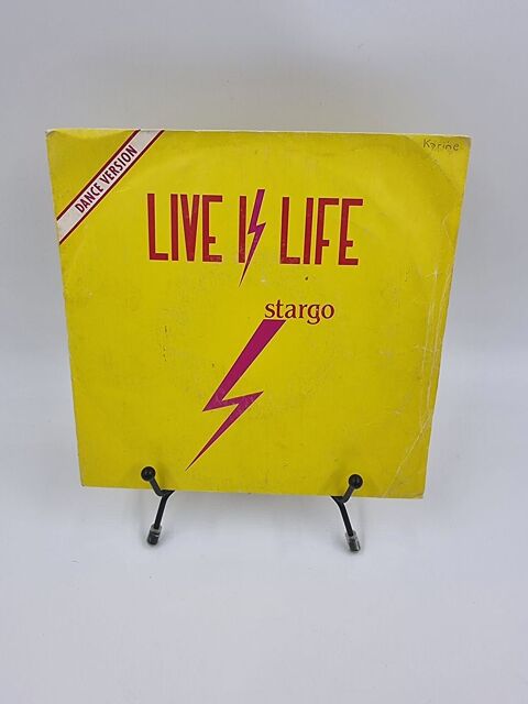 Vinyle 45 tours Live to Life : Stargo (Dance Version)  1 Vulbens (74)