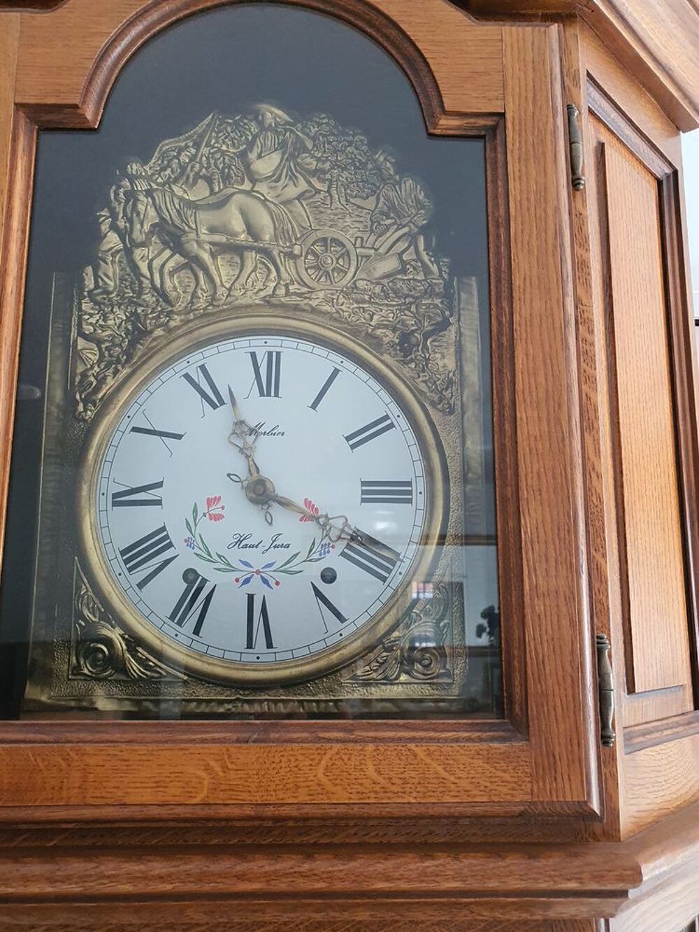 Horloge comtoise vitrine d'angle Meubles