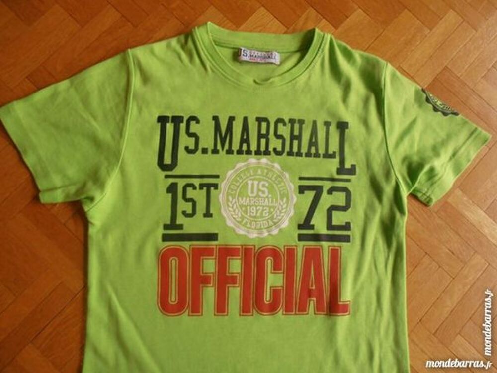Tee-shirt US. Marshall vert Vêtements