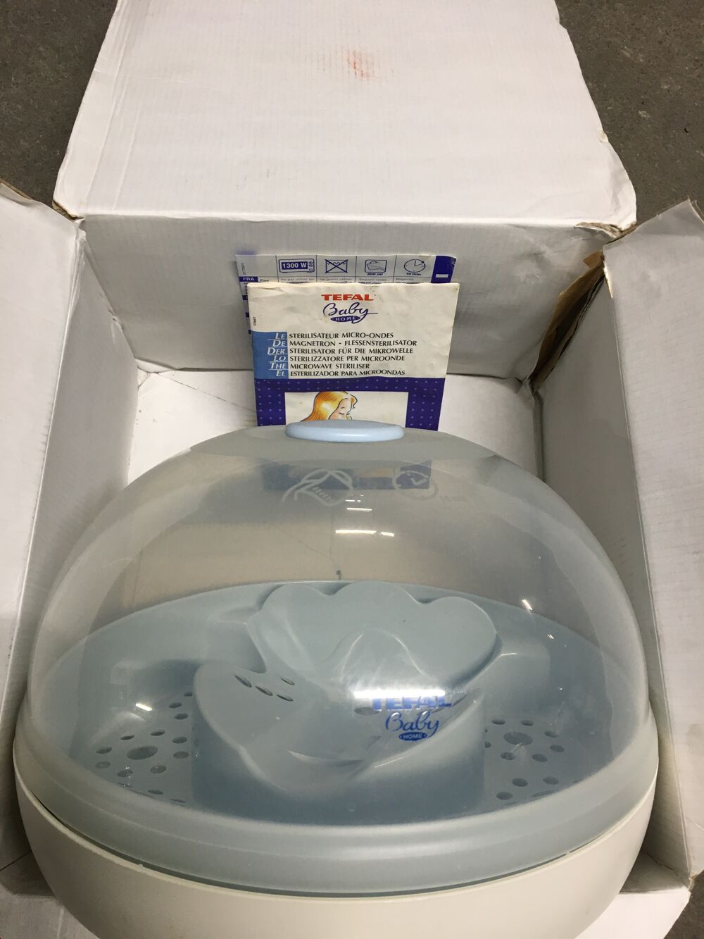 St&eacute;rilisateur biberons micro ondes Tefal Puériculture